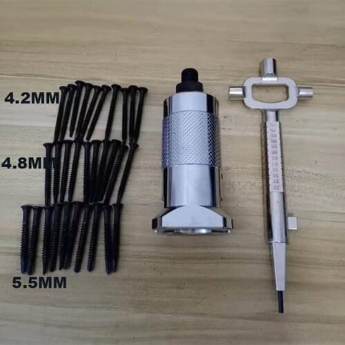 Lock Cylinder Puller Pick Tool with 10pcs /Bag Screwdriver,Strong Cylinder Puller Screws Extractor, Screwdriver Puller Set