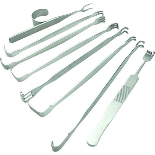 Double Eyelid Instruments Eyelid Pull Eye Bags Skin Rake Pull Hooks Cosmetic Stainless Steel Eye Bags Pull Hook Eyelid Hook Tool