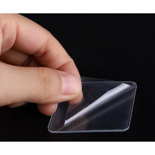 X7YF Double Sided Tape Reusable Waterproof Adhesive Fixed Home Supplies Wall Mounting Sticky Gel Pad for Home Office Use