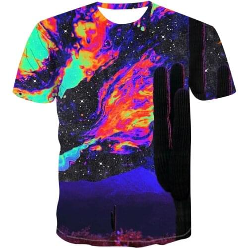 3D fashionable printing pattern design geometry T-shirt Fashion Street Style Mens summer short sleeve top cool T-shirt s-6xl