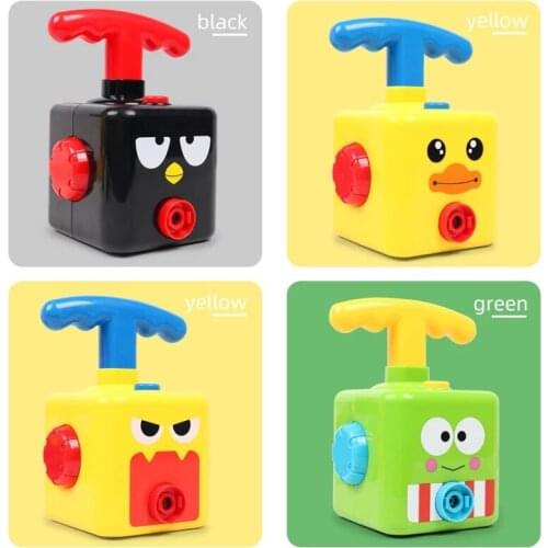 Hot Toy Education Science Power Balloon Car Montessori toys Experiment Toy Fun Inertial Launch Tower Cars Toys for Children Gift