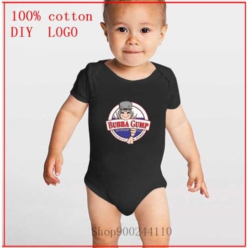 Bubba gump shrimp boy and girl baby Bodysuit Baby romper Body Suit Newborn Summer Baby Jumpsuit Ropa de bebe Infant Sleeve