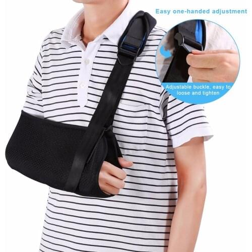 Medical Arm Sling Adjustable Shoulder Support Brace Breathable Elbow Wrist Fracture Protector Dislocation Arm Orthopedic Belt