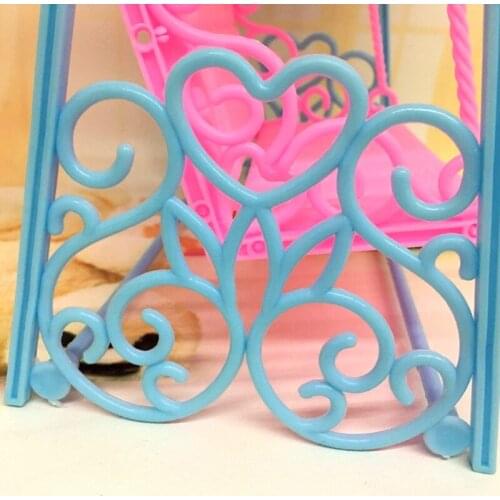 C1FA Mini Swing Toy for Gerbil Dwarf Hamster Small Pet Animal Hide and Climb Cute Beach Bench Perfect Decoration for Cage