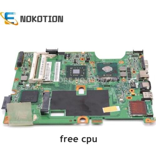 NOKOTION 485219-001 48.4H501.021 For HP G50 G60 CQ50 CQ60 laptop motherboard GL40 DDR2 GMA 4500MHD free cpu