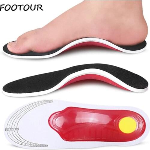 FOOTOUR Orthopedic Insoles Arch Support Flat Feet Orthotic Insole Shoe Pad Women Men Shoes Insole Sole Inserts Foot Pain Cushion