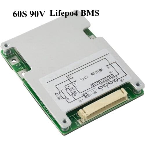 96V 70A LifePo4 Battery BMS for 30s 3.2V Lifepo4 Cell 96V BMS PCB Battery Protection Board 5000W 6000W High Power Discharge