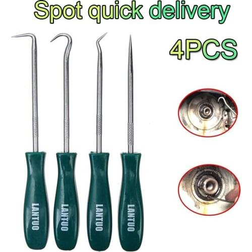 Pliers 4Pcs 135mm Car Auto Vehicle Oil Seal Screwdrivers Set O-Ring Seal Gasket Puller Remover Pick Hooks Tools Wholesale CSV