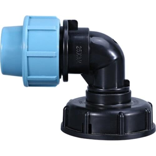 IBC Water Tank Pipe Joints Garden Water Connectors For Tank Elbow Outlet 20/25/32MM Watering Irrigation adapter Tool