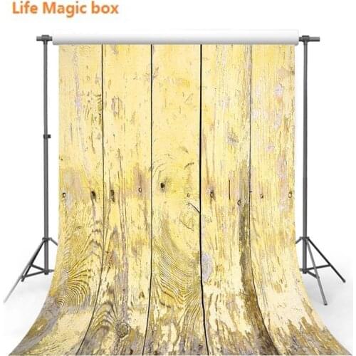 Soporte Fondo Fotografico Vinyl Header Yellow Nail Hole Wood Slab Foto-362