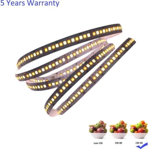 High CRI 90+ 240LED/m CCT LED Strip Light 2835 Width 10mm Non-waterproof 5m/Reel
