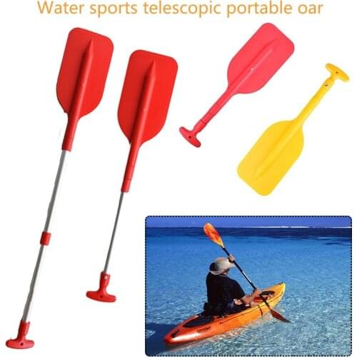 1Pcs Retractable Paddle Aluminum Alloy Oar Safety Portable Telescoping Rafting Boating Accessories For Water Sports 2021