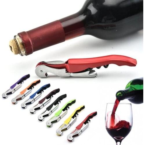 200pcs Seahorse Red Wine Bottle Opener Corkscrew Keychain Multifunction Hippocampal Bottle Opener Dinnerware Knife Favor NO409