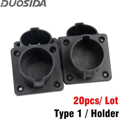 20pcs SAE J1772 Type1 AC Dummy Socket Holder For EV Charger Station level 1 level 2 US holder connector