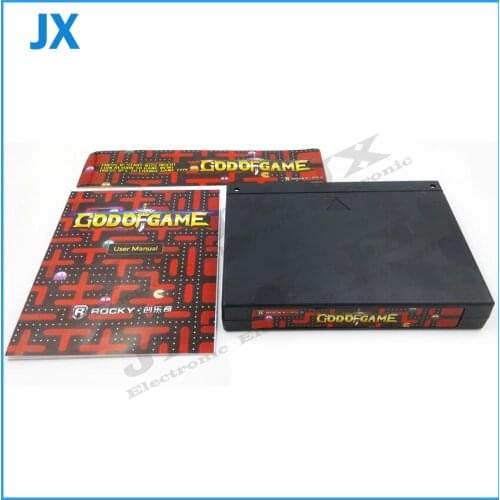 2018 New Arrival JAMMA arcade board GOD OF GAMES 900 in 1 arcade game PCB multi fighting games multigame support VGA 520 in 1