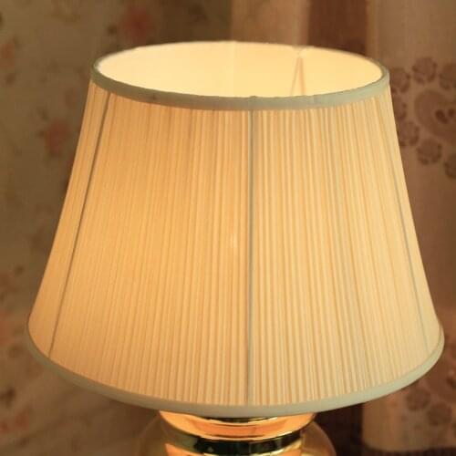 E27 fabric lampshade lamp cover for ceramic table lamps