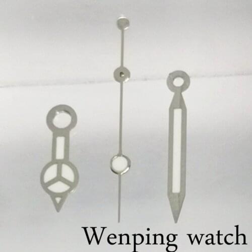 Watch accessories Watch hands green luminous fit Mingzhu DG2813/DG 3804 miyota 8215 automatic movement