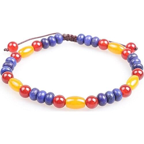 6MM Bead Bracelets for Men Women Natural Stone Mala Bracelet