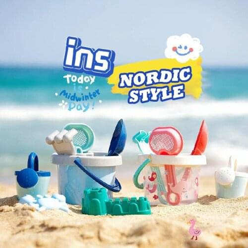 Children Beach Toys Play Water Toys Shovel Shower Sand Bucket Beach Digging Sand Play Summer Toys Ins Play Sand And Water Games