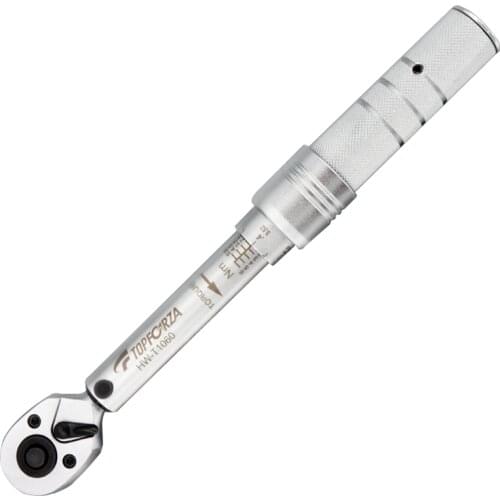 Square Drive Torque Wrench 5-100 Ft-lb Two-way Precise Ratchet Wrench Repair Spanner Key