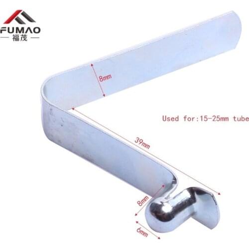 Manufacturer custom sTent pole push button spring snap clip for 25mm diameter return spring tube