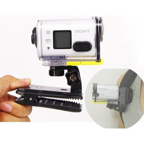Backpack Clip Hat Clip Mount Adapter For Sony Hdr-AS300R Fdr-x3000R As20 As30v As100v As200v Hdr-Az1 Action Camera Accessories