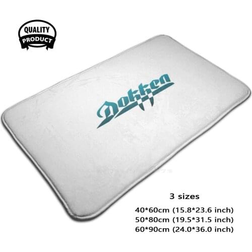 Best Seller Logo Dokken 3D Household Goods Mat Rug Carpet Foot Pad Doken 80 Metal Hair Metal Heavy Metal Hard Glam Metal 80