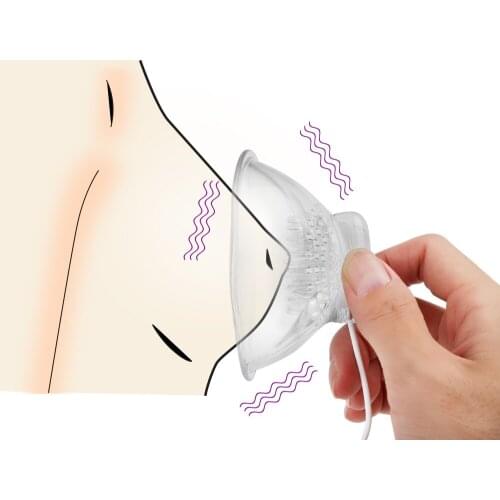 IKOKY Massager Pump Sex Toys for Woman Adult Sex Products Breast Stimulator 10 Mode Erotic Nipple Vibrator Nipple Sucker