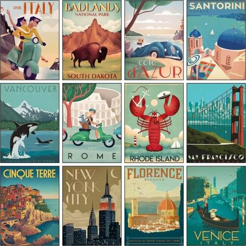 MomoArt 5D DIY Diamond Embroidery City London Diamond Painting New York Landscape Cross Stitch Mosaic Wall Art Decorations
