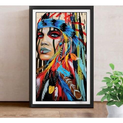 Diamond Embroidery Mosaic Colorful Man Portrait Diamond Painting 5D Diy Full Square Picture Of Rhinestone Home Decor Gift