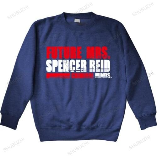 Men autumn sweatshirt black hoody Criminal Minds Spencer Reid Future Bride Licensed Adulhoodies warm hoody