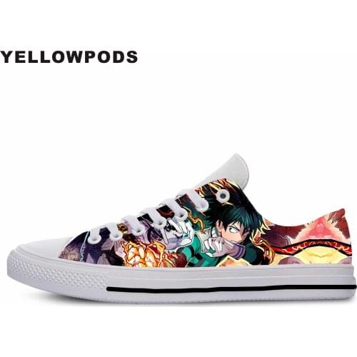 Men Casual Shoes My Hero Academia Hot Fashion For Men/women High Quality 3D Printing My Hero Academia Off White Shoes Man