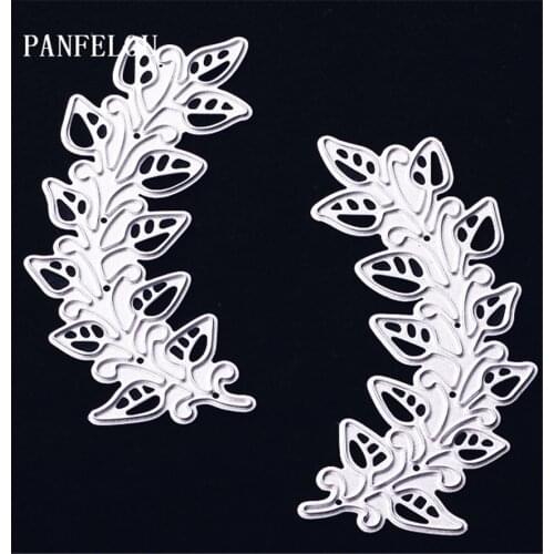 PANFELOU Wheat leaves Scrapbooking Easter card album paper die metal craft stencils punch cuts dies cutting