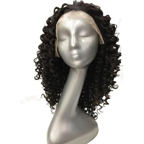 StrongBeauty Womens Lace Front Wig Long Curly Black/Blonde Highlighted Hair Synthetic Heat Resistant Fiber wigs