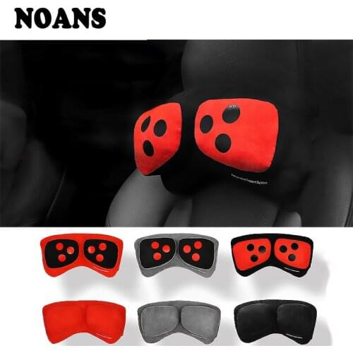 NOANS Car Seat Massage Pillow Pad Head Neck Rest Cushion Styling For Honda Civic 2006-2011 Chevrolet Cruze Hyundai Solaris i30