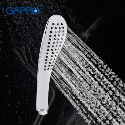 Gappo handheld Shower Head Top Sauna Bathroom hand massage rainfall chrome spa water save sprayer alcachofa dela ducha G01
