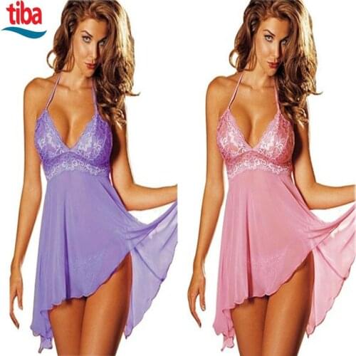 Sexy Lingerie Home Sleeping Dress Women Lingerie Sexy Hot Erotic Nightwear Sex Costumes Dressing Gown