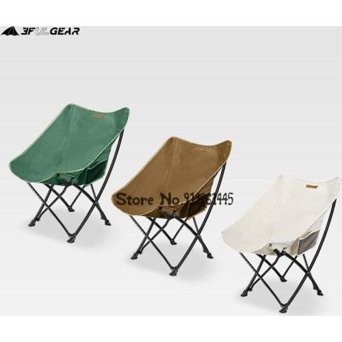 Outdoor Folding Chair Ultralight Cotton Cloth Portable Leisure Camping Picnic Fishing Beach Folding Moon Chair