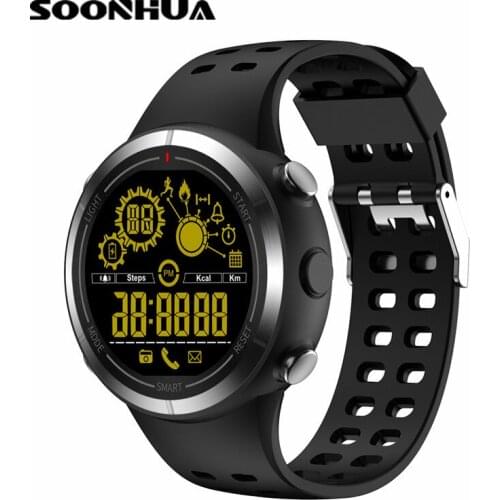 SOONHUA EX32 Bluetooth Pedometer Smartwatch Alarm Stopwatch Calories Monitoring Remote Camera Smart Watch For IOS Android