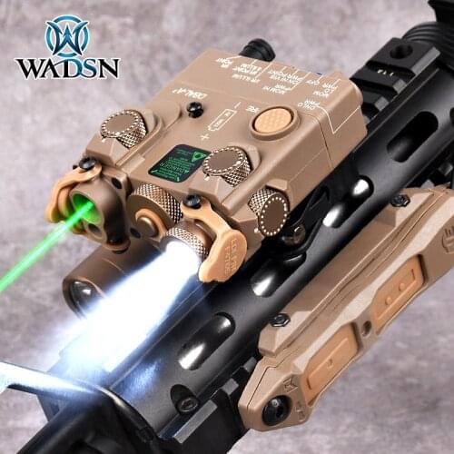 WADSN DBAL A2 Green Laser sight nylon Tactical Airsoft Flashlight M300B A2 PEQ Red Blue Laser Suit Double Remote Switch Rifle