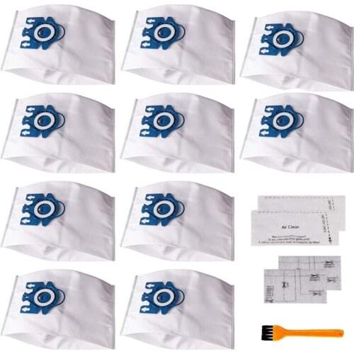 15Pcs Vacuum Cleaner for Miele GN AirClean 3D Efficiency Dust Bags Replace Miele GN Vacuum Cleaner Dust Bag Part