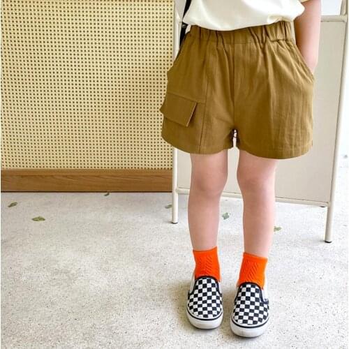 2021 new style girls boys shorts summer cotton fashion kids shorts