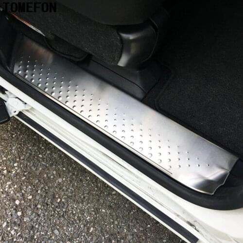 4pcs For Toyota Sienta 2015 2016 2017 Second GE (NHP170) Stainless Steel Door Sil Scuff Plate Thresholds Pad Welcome Pedal