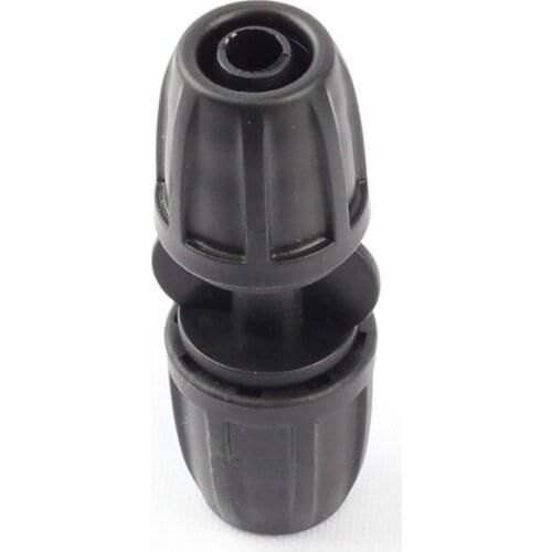 50pcs 8/11mm Garden Water Hose Thread Locked Hose Straight Connector Irrigation System Water Pipe Latch Quick Connectors