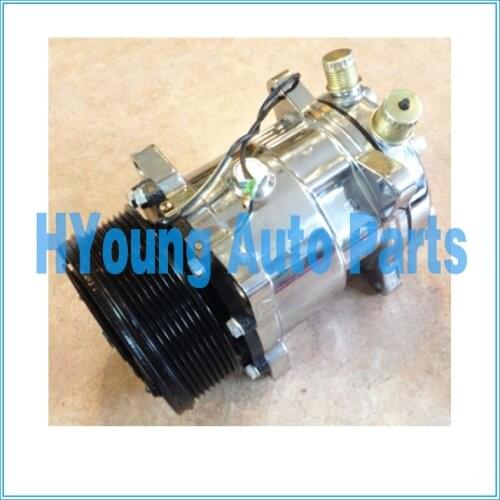 5h14 508 Universal car air Conditioning Compressor 8PK 125MM 12V / 24v O-RING fitting