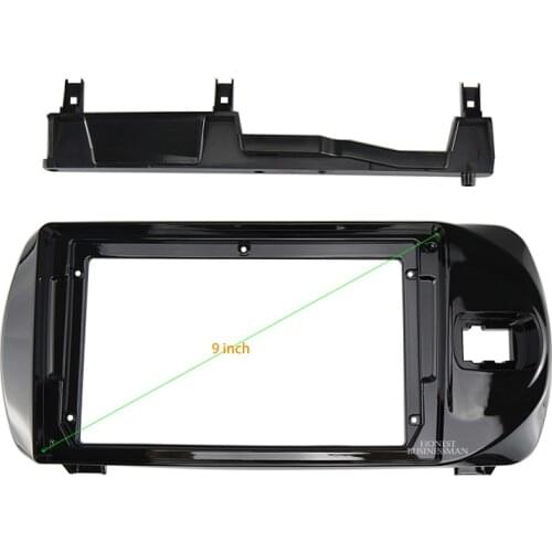 9 INCH Car Audio Frame GPS Navigation Fascia Panel Car dvd Plastic Frame Fascia is suitable for 2015-2020 TOYOTA VITZ