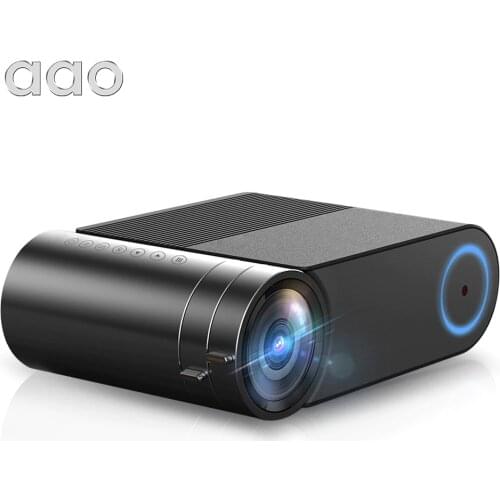 AAO YG420 Mini Projector Native 720P Portable Video WIFI Beamer LED Proyector for 1080P Multi-Screen Smartphone YG421 Projector