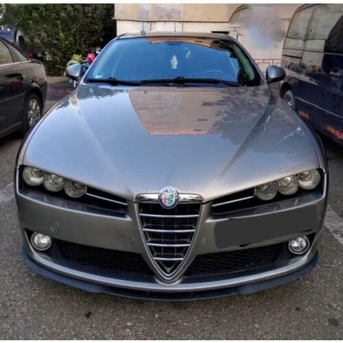 OEM Front bumper Insert CUPRA R Line Euro spoiler Lip Lip 3 Piece Universal Compatible with Lip ALFA ROMEO 159