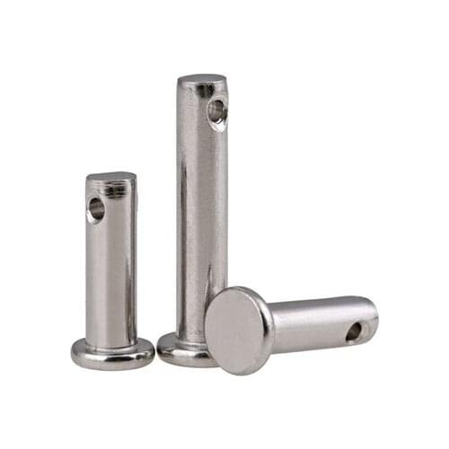 GB882 304 stainless steel Dowel pin flat headed cylindrical pin M6 M8 M10 Pin dowel with hole