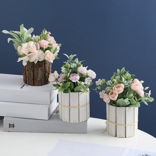Artificial Flower Plant Bonsai Photography Props Party Home Wedding Plant Decor